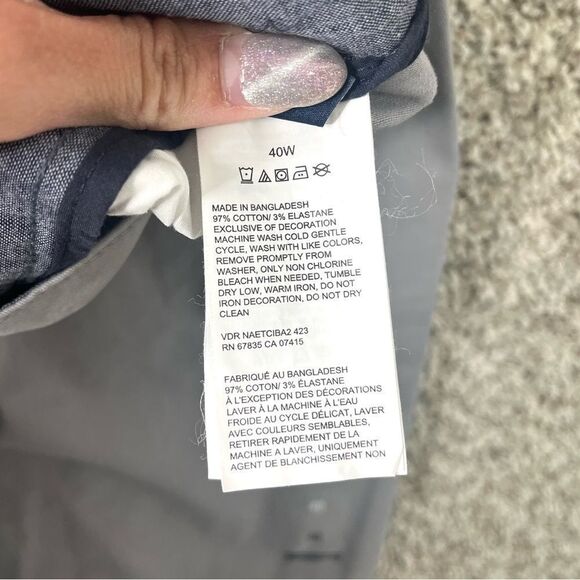 Nautica Shorts Men’s 40 Flex Gray Clipper Classic Fit 8.5” NWT - Picture 8 of 8